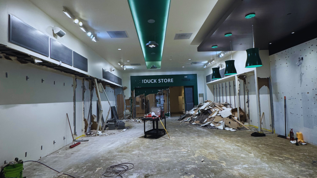post demolition of Duck store by DCI Construction